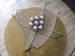 Modernist Woven Metal Wire Net Triangular Centerpiece Fruit Bowl with Chrome Spheres Set 