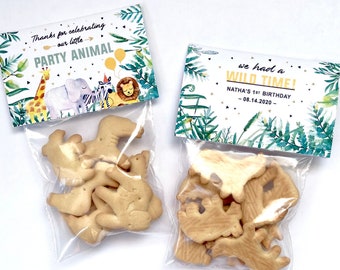 animal cracker baby shower favors