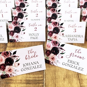 Made To Match Your Theme | Place Cards for Wedding, Rehearsal Dinner, Bridal Shower, Party, Event | Fully Customized | Personalized