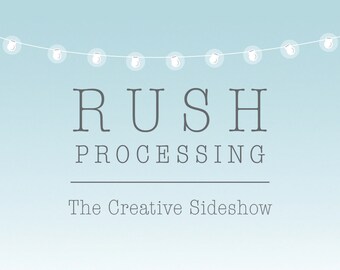 ADD-ON | Rush Order | Design, Printing, Processing, & Shipping