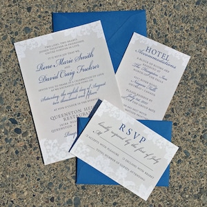 Vintage & Rustic Lace Edge Theme | Custom Stationery Package for Wedding, Bridal Shower, Save The Date | Invitation, RSVP