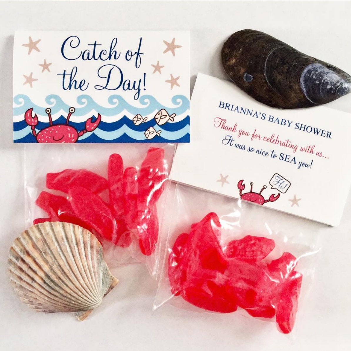 Party Favor Set Treat Bag Gift Tag Swedish Fish Catch of the Day Theme  Party Under the Sea BBQ Pool Birthday, Wedding, Shower -  Denmark
