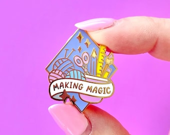 Making Magic Enamel Pin