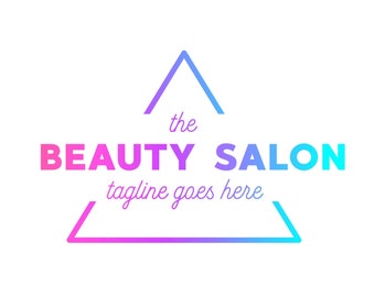 Logo Design Pre-Made Digital Download Beauty Salon Logo