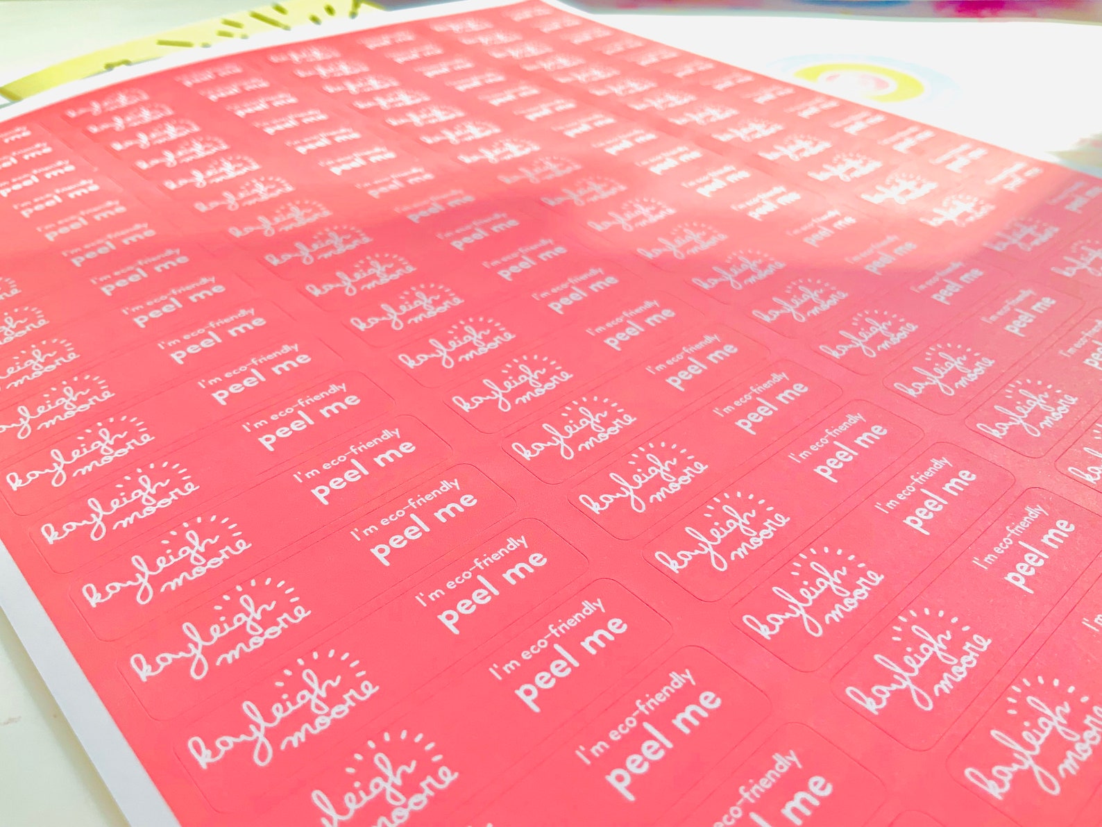 Easy Peel Greeting Card Labels. Removable Card Stickers. Etsy UK