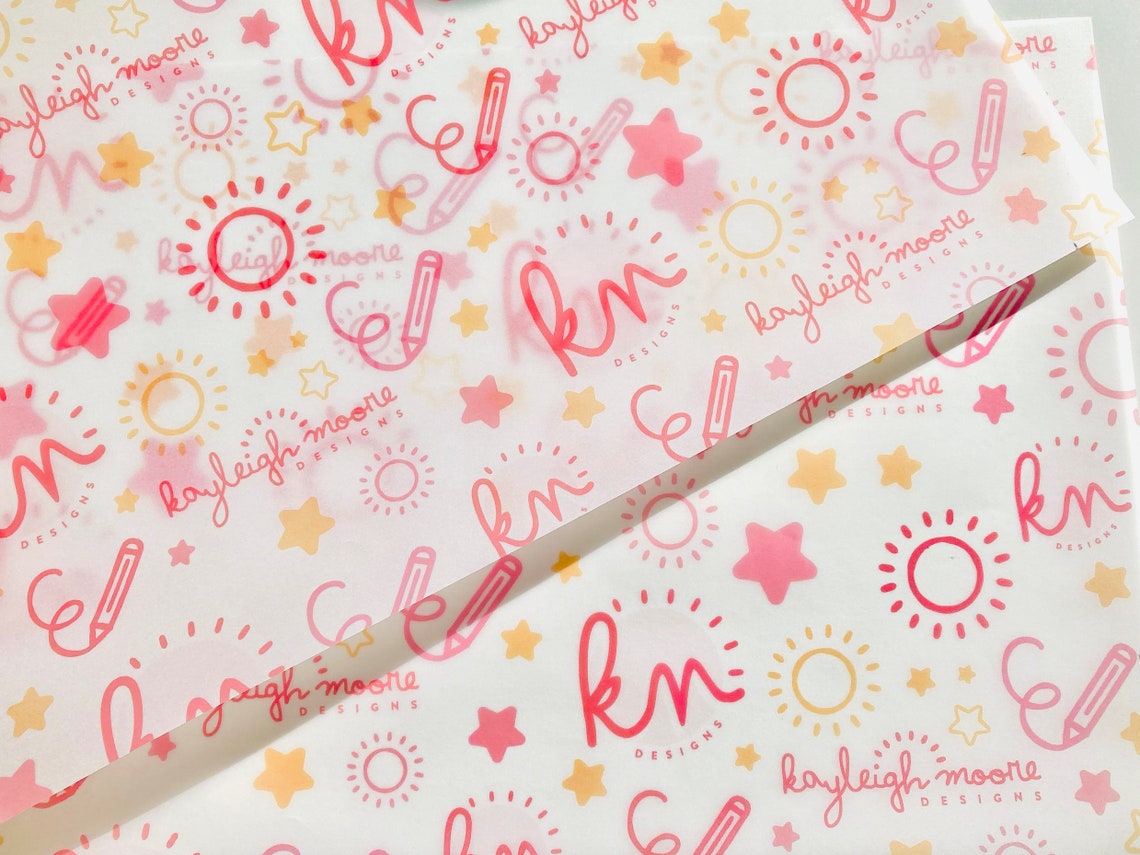 Custom Wrapping Paper. Vellum Personalised Gift Wrap. Premium Etsy