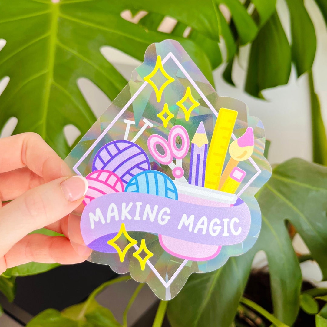 Making Magic Suncatcher Window Sticker Etsy