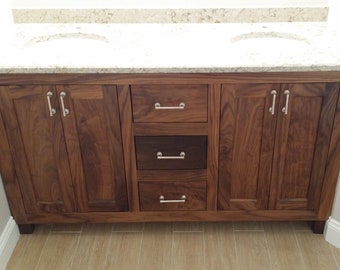 Black Walnut Bathroom Vanity