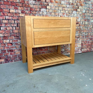 36&quot; Cherry Bathroom Vanity Base