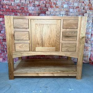 41&quot; Custom White Walnut Vanity Base