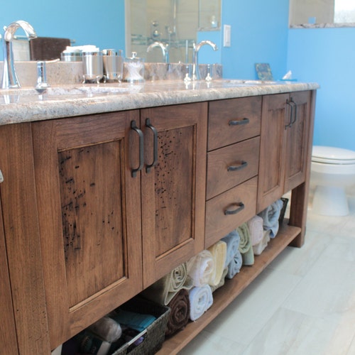 White Walnut Bathroom Vanity White Walnut Bathroom Vanity, 42 Inch Bathroom Vanity With Top Under 500