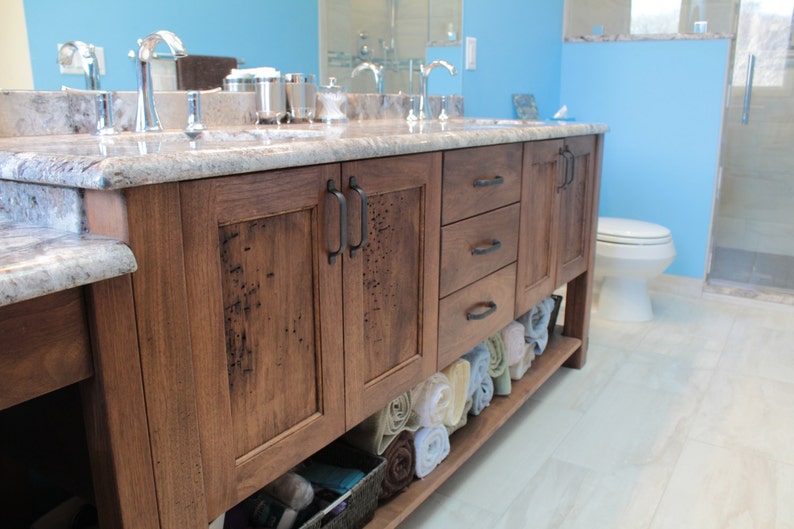 Walnut Bathroom Vanity 24