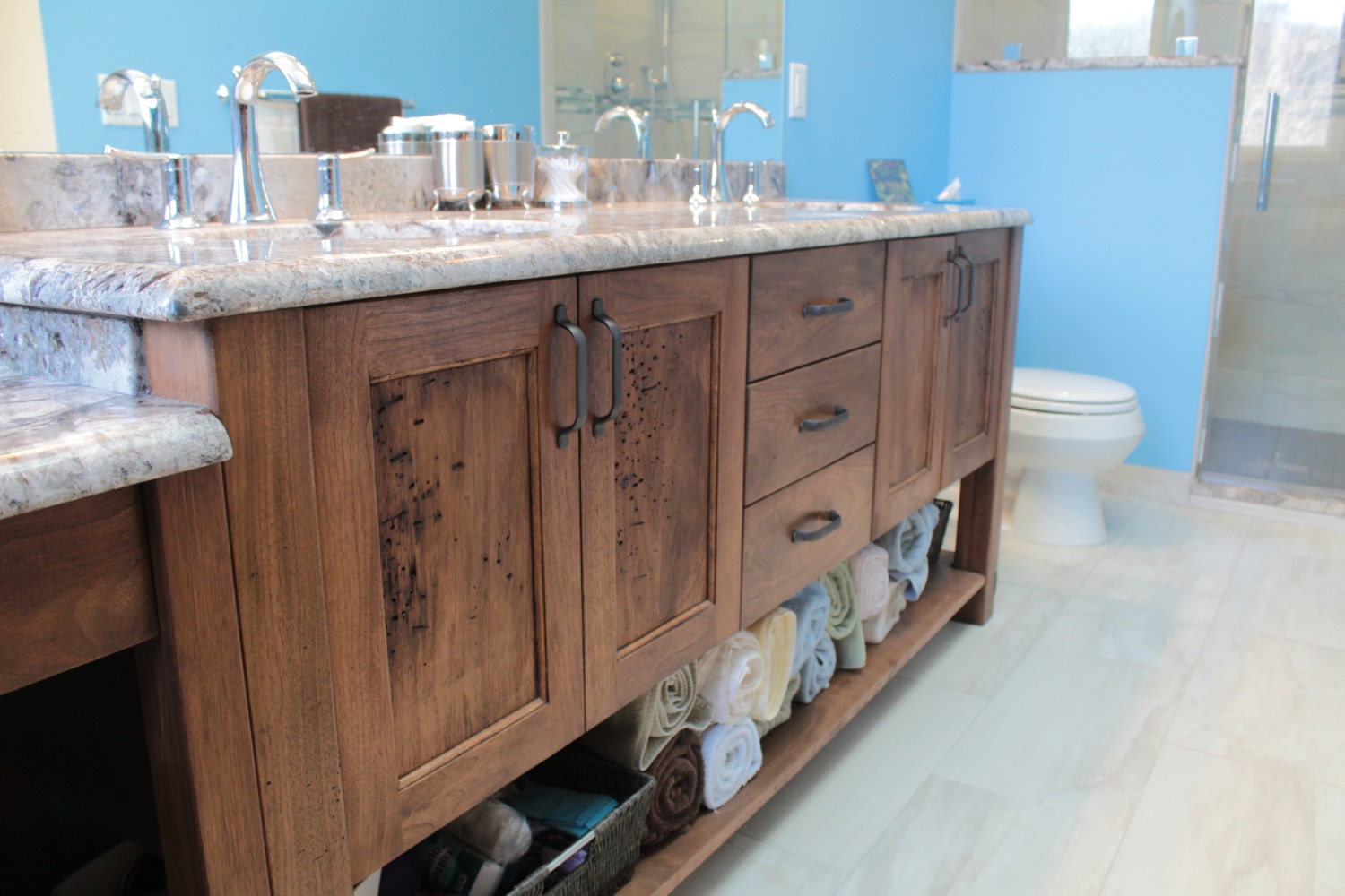 White Walnut Bathroom Vanity Etsy White Walnut Bathroom Vanity Etsy