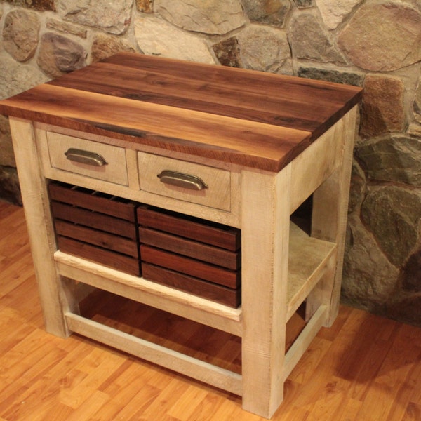 Kitchen Island on Wheels - Etsy