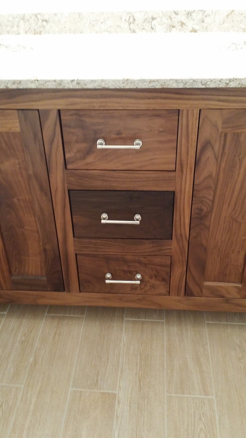 Black Walnut Bathroom Vanity Etsy