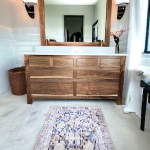 72&quot; Black Walnut Vanity Base