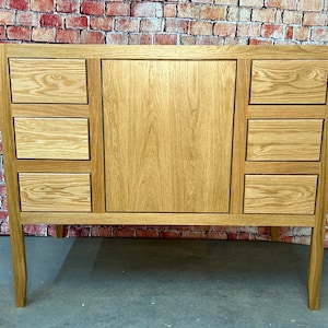 40&quot; White Oak Vanity Base