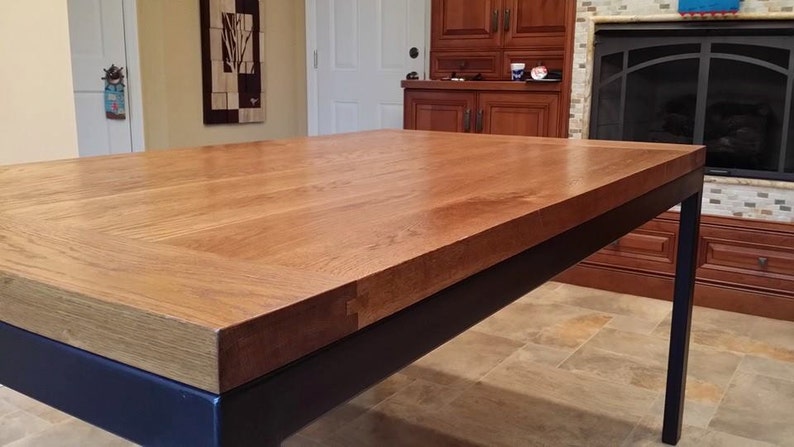 White Oak Kitchen Table | Etsy