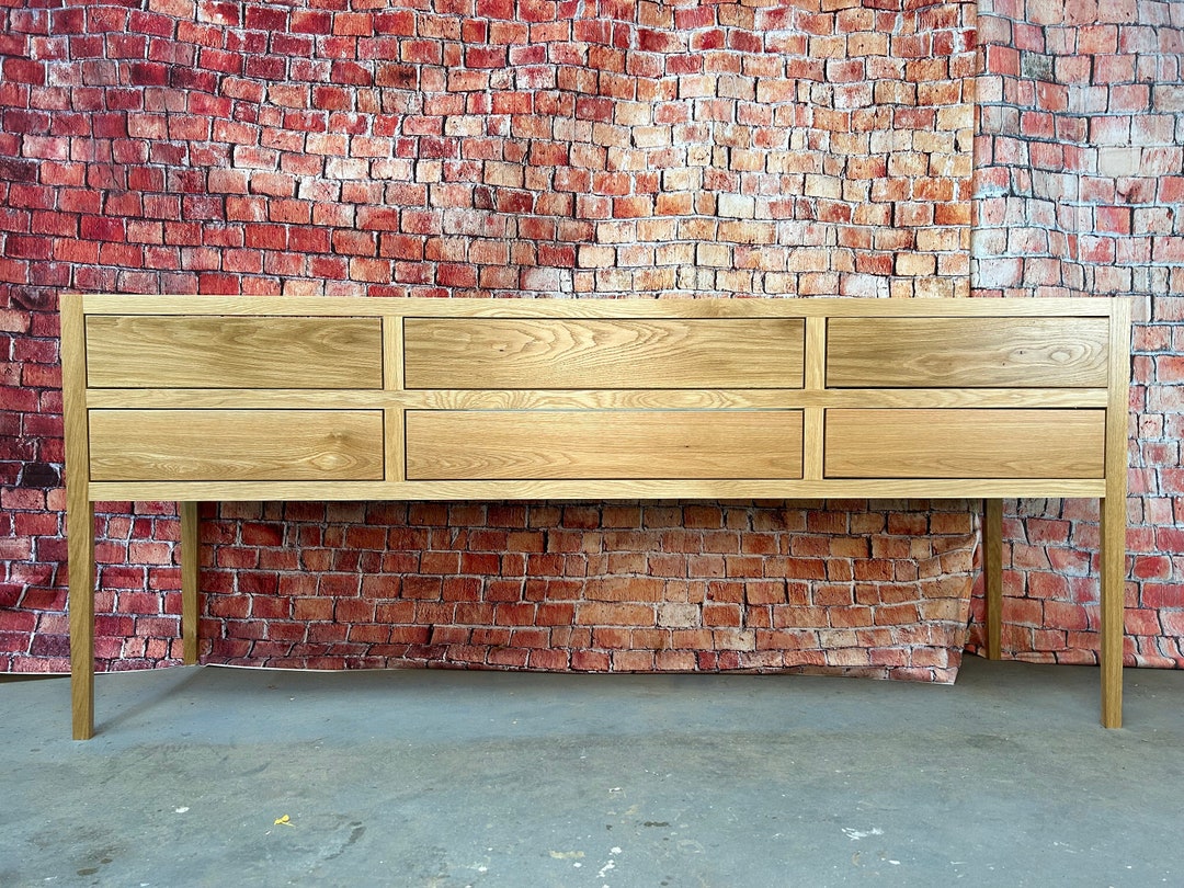 84 White Oak Vanity Base Etsy