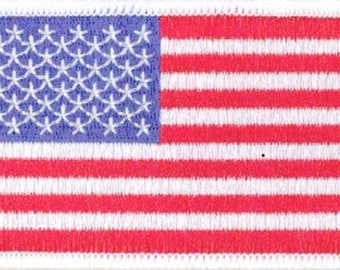 3 1/2 Inch American Flag Patch