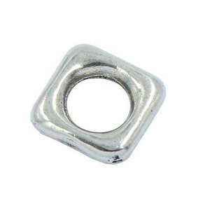 Square Shaped Charm/Connectors/Earring Finding - Links -  Qty. 5
