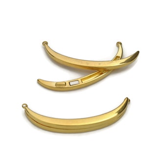 Crescent Magnetic Half Cuff - Nickel Free Gold - Qty. 1