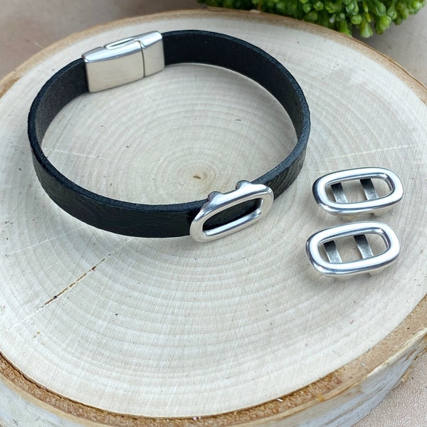 Leather Cord Slider Etsy