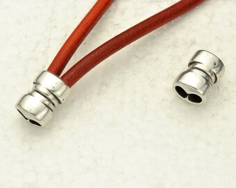 Double Strand Magnetic Round Leather Clasp - Findings for use with Round Leather up to 5MM (Qty.1)