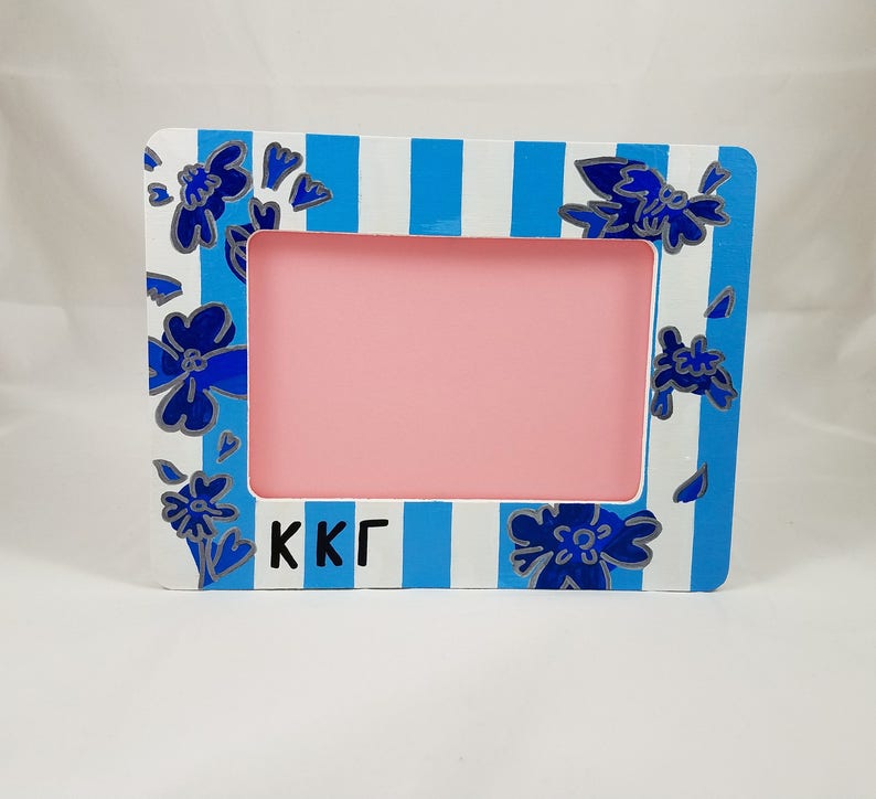 Lilly Pulitzer Inspired Kappa Gamma Photo Frame 6x4 Image 0