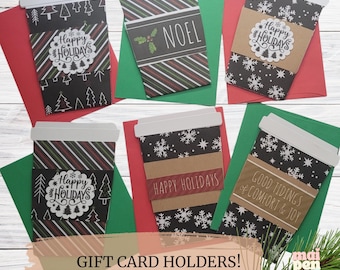 Holiday Coffee Cup Gift Card Holder: Teacher Appreciation