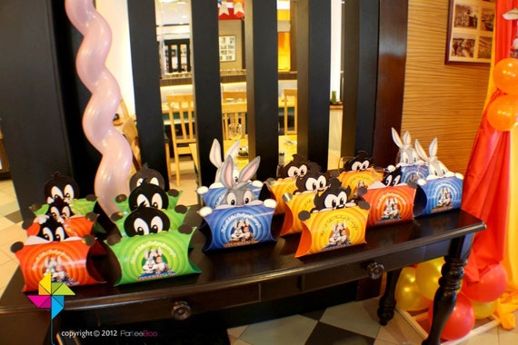 Customized Party Packs Goodie Boxes Favors Baby Looney Etsy