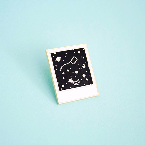Constellation Polaroid / Enamel Pin