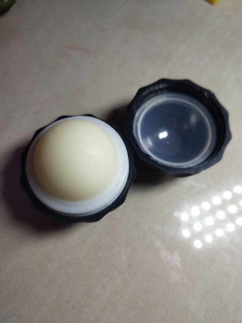 5pcs Black Diy Sphere Lip Balm Containers Cosmetic Ball Lip Etsy