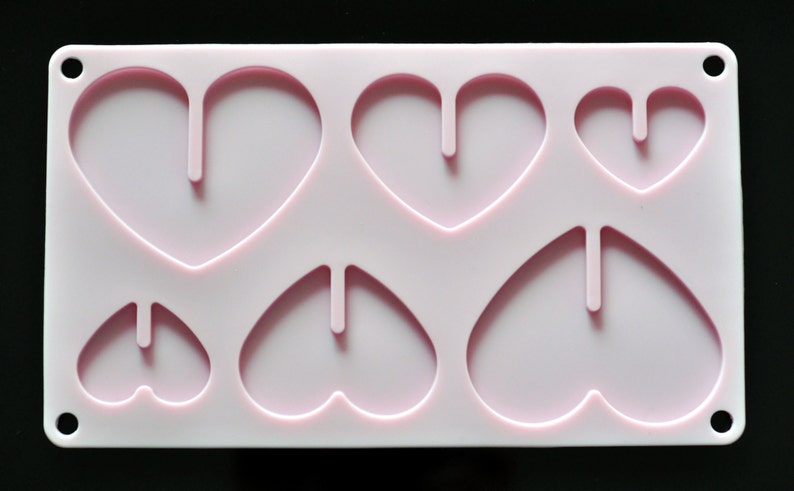 Silicone Chocolate Mold Candy Molds 3D Heart Sheet Chocolate Sheet Mold