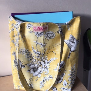 Petit sac fourre-tout, sac à patern moutarde, sacs, sac à provisions, sac fourre-tout