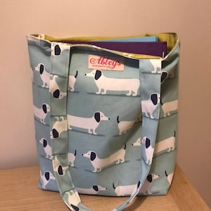 Kleine Dackel Stofftasche,Taschen,Einkaufstasche,Stofftasche,Doxie,