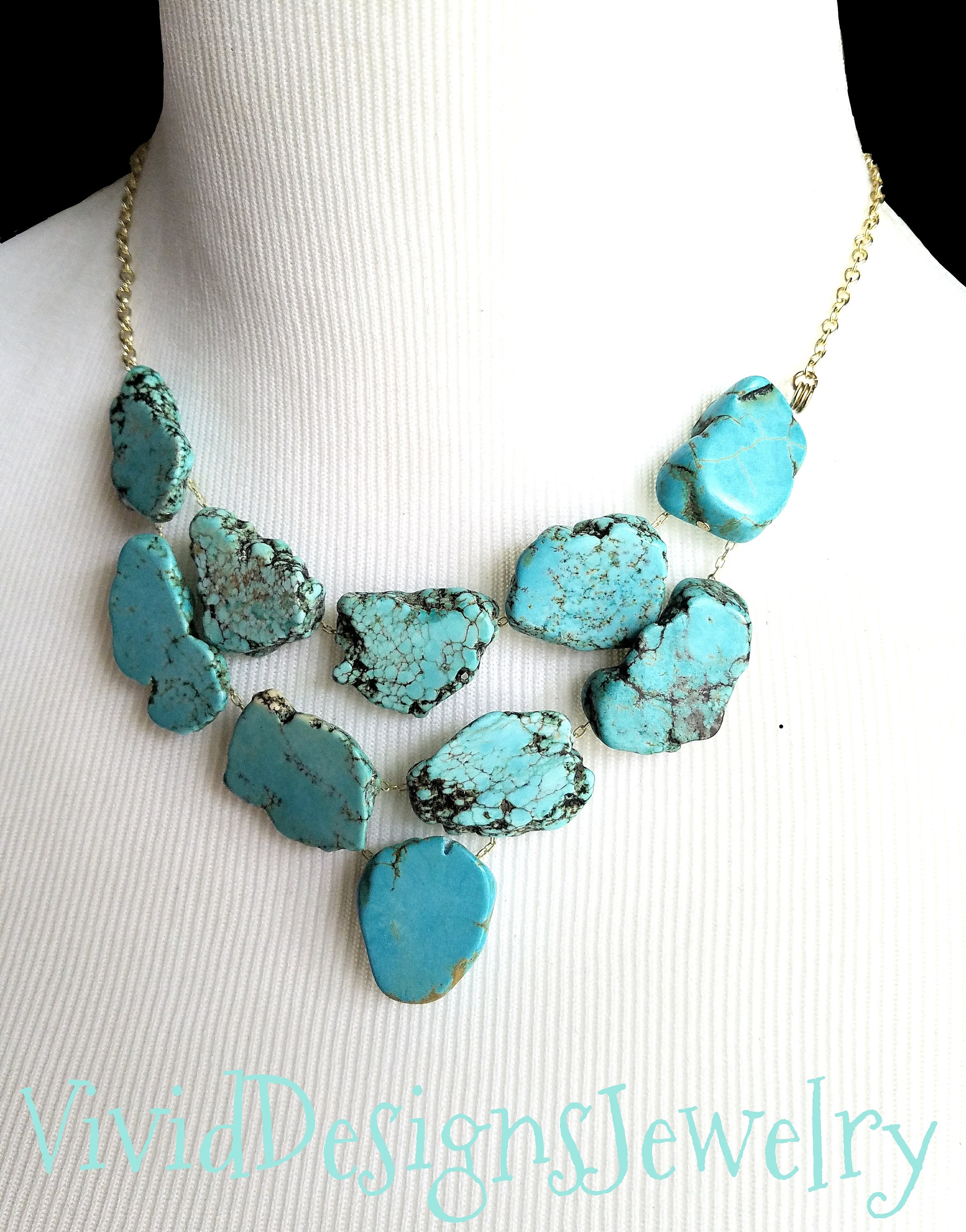Turquoise Charm Necklace main image 1