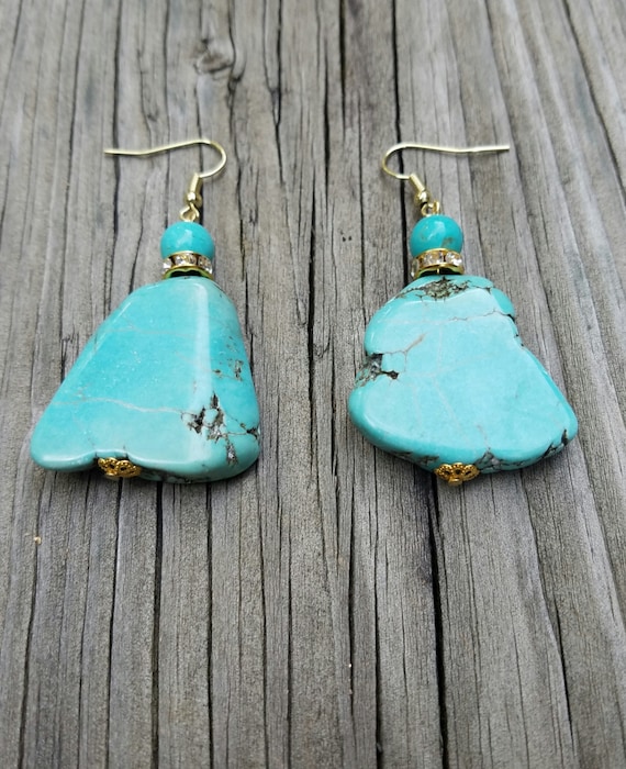 Bolide Earrings Turquoise – Chan Luu