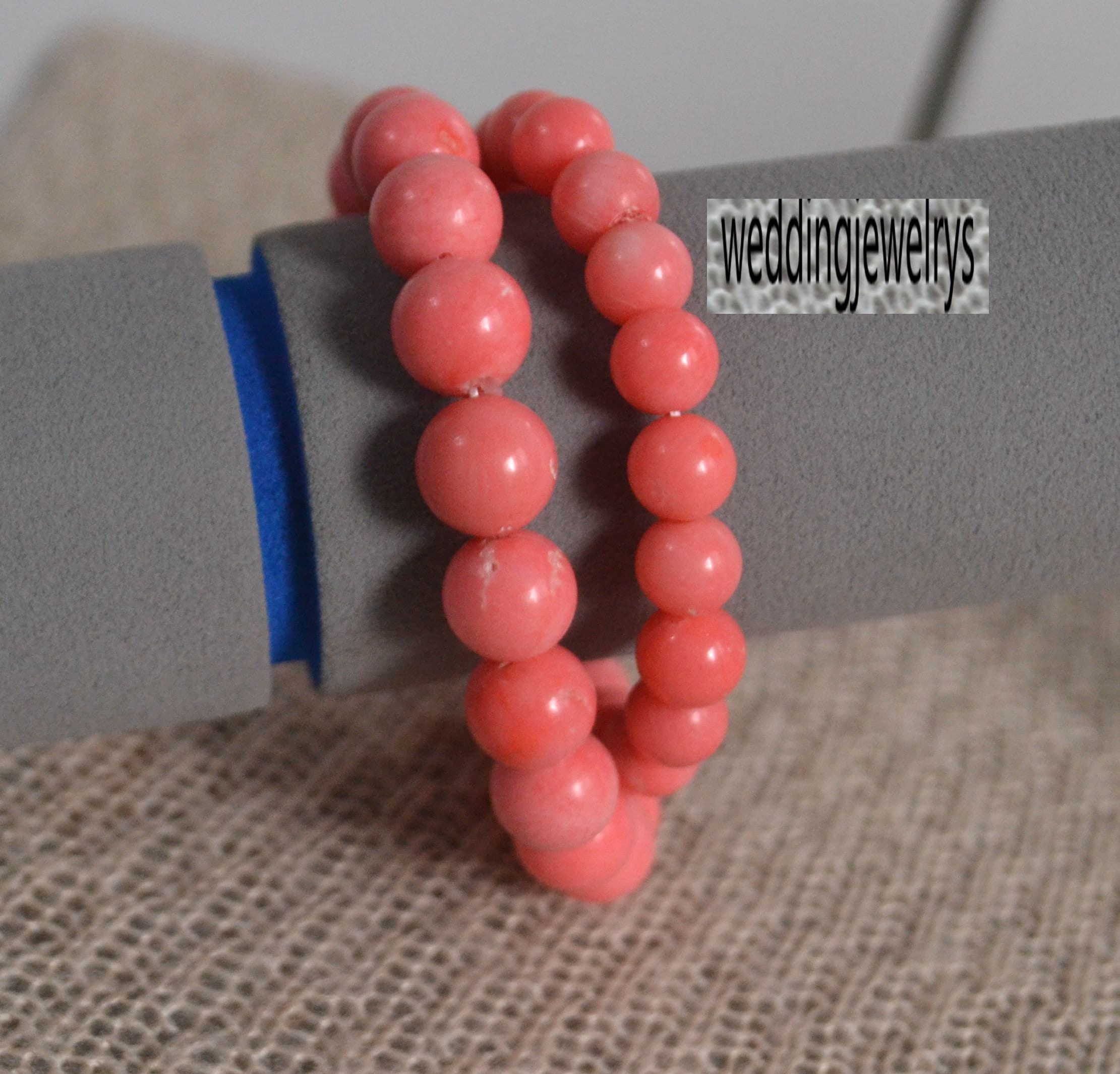 Pink coral bracelet deals