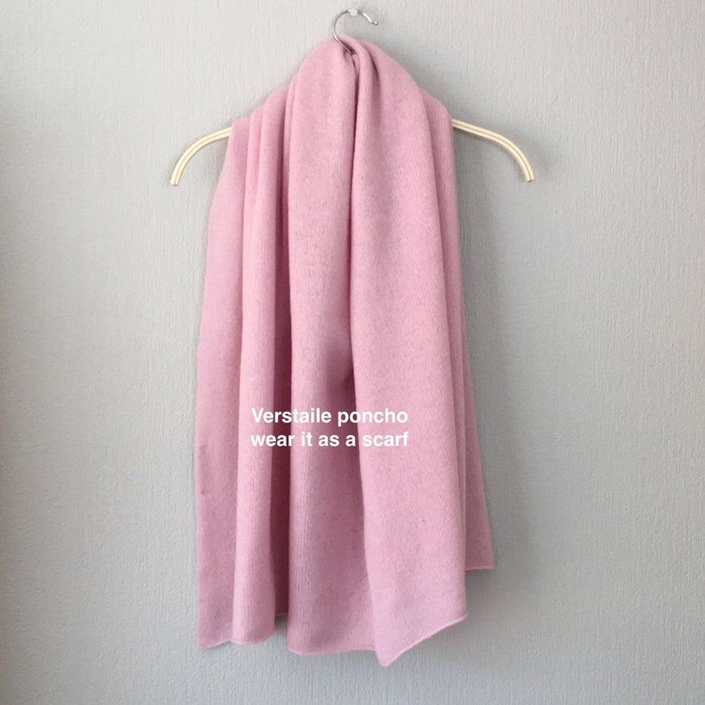 Blush Suede Poncho