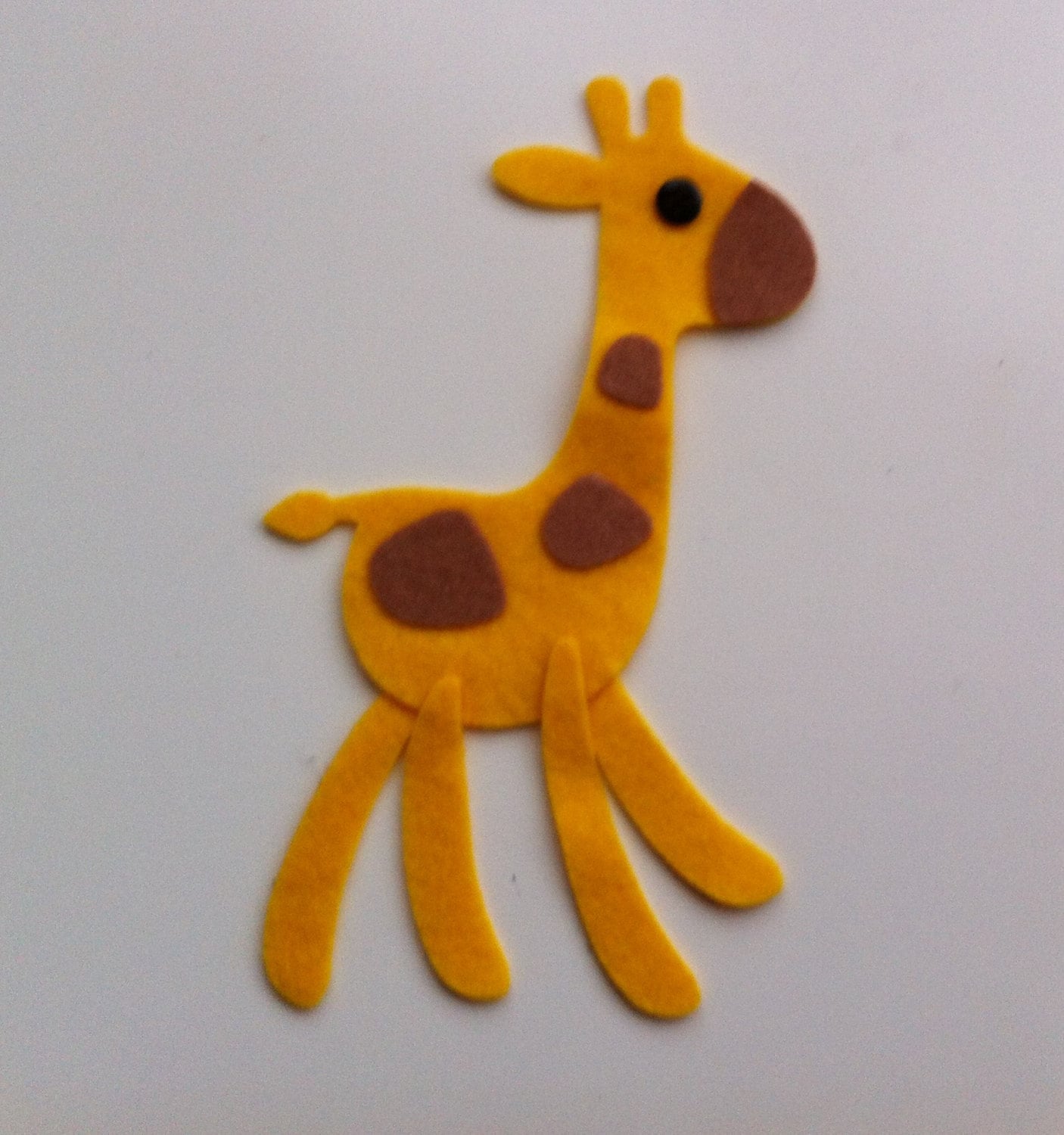 4 Diy/make Your Own Felt Jungle Animals. Sewing Projects Etsy