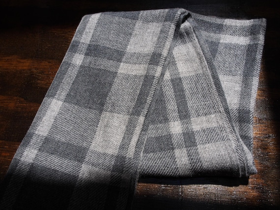 Cashmere/Merino Wool Tartan Unisex Scarf, Woven in Nepal, 30/70% Cashmere/Merino Wool Blend, Accessories - Tweedles