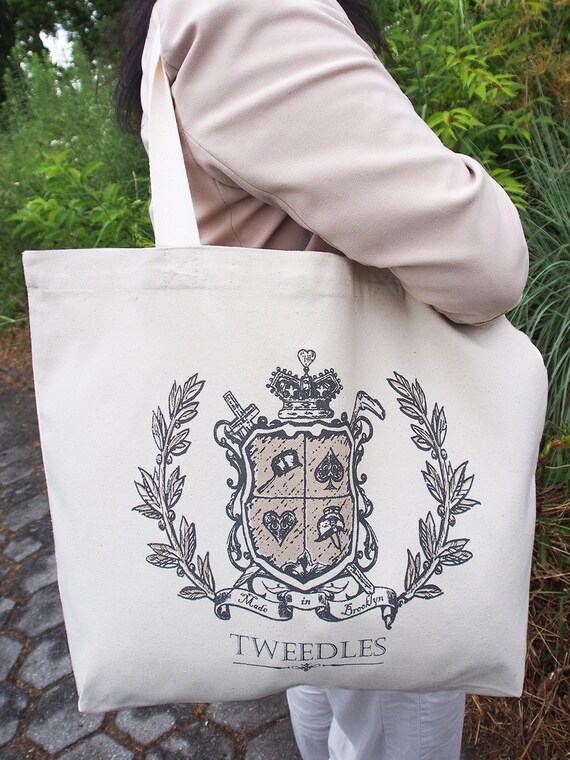 100% Cotton Canvas, Large, Sturdy, Tote Bag - 12oz. With