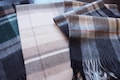 Unisex Cashmere Plaid Scarf, 100% Inner Mongolian Cashmere, Women's, Men's Accessories - Tweedles
