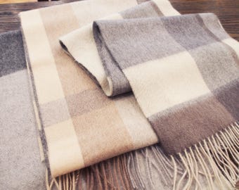 Ballantyne Vintage Cashmere/wool Scarf - Etsy