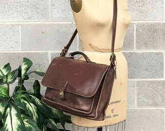 coach messenger bag brown