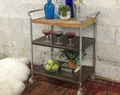 LOCAL PICKUP ONLY Vintage Bar Cart