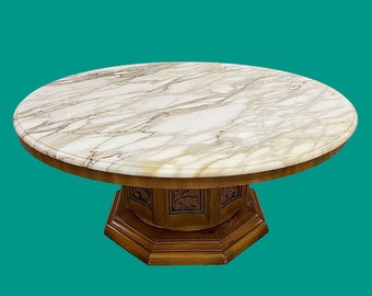 LOCAL PICKUP ONLY ———— Vintage Marble Coffee Table