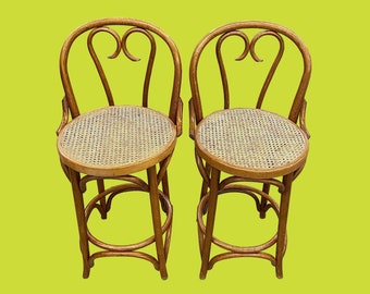 LOCAL PICKUP ONLY ———— Vintage Thonet Bentwood Bar Chairs