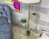 LOCAL PICKUP ONLY Vintage End Table Floor Lamp